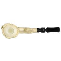 AKB Meerschaum Carved Horse and Tree (Servi) (with Case)