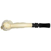 AKB Meerschaum Carved Horse and Tree (Servi) (with Case)