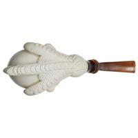 AKB Meerschaum Carved Dragon Claw with Egg (with Case)