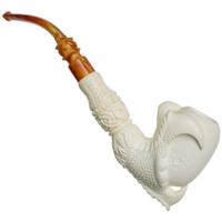 AKB Meerschaum Carved Dragon Claw with Egg (with Case)