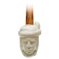AKB Meerschaum Carved Indian (with Case)