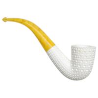 AKB Meerschaum Lattice Bent Dublin (with Case)