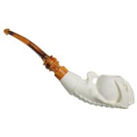 AKB Meerschaum Carved Dragon Claw with Egg (with Case)
