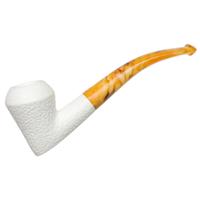 AKB Meerschaum Rusticated Rhodesian (with Case)