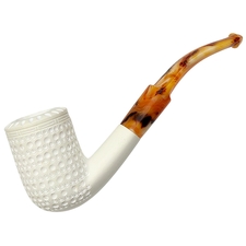AKB Meerschaum Lattice Bent Billiard (with Case)