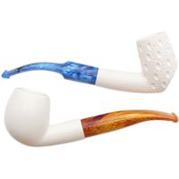 AKB Meerschaum Two Pipe Set (with Case)