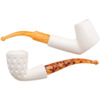AKB Meerschaum Two Pipe Set (with Case)