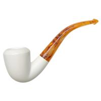 AKB Meerschaum Smooth Two Pipe Set (with Case)