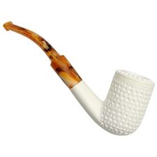AKB Meerschaum Lattice Bent Billiard (with Case)