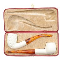 AKB Meerschaum Two Pipe Set (with Case)