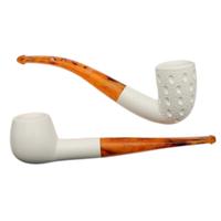 AKB Meerschaum Two Pipe Set (with Case)
