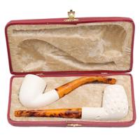 AKB Meerschaum Two Pipe Set (with Case)