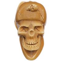 AKB Meerschaum Carved Skull (Ali) (with Case)