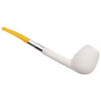 AKB Meerschaum Rusticated Brandy with Silver (Ali) (with Case)