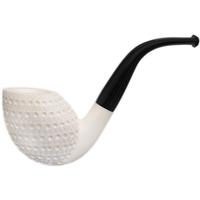 AKB Meerschaum Lattice Bent Egg (with Case)