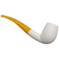 AKB Meerschaum Smooth Bent Egg (with Case)