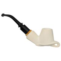 AKB Meerschaum Smooth Volcano (with Case)