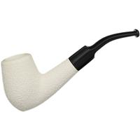 AKB Meerschaum Rusticated Bent Egg (with Case) (9mm)
