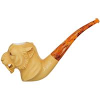 AKB Meerschaum Carved Sabre Toothed Tiger (A. Cevik) (with Case)