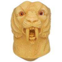 AKB Meerschaum Carved Sabre Toothed Tiger (A. Cevik) (with Case)