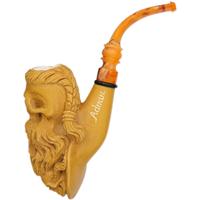 AKB Meerschaum Carved Viking Skull (Adnan) (with Case)