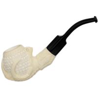 AKB Meerschaum Carved Dragon Claw with Egg (Mcinar) (with Case)