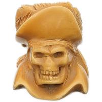 AKB Meerschaum Carved Pirate Skull (Ali) (with Case)