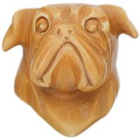 AKB Meerschaum Carved Dog (Ali) (with Case)