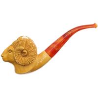 AKB Meerschaum Carved Ram (A. Cevik) (with Case)