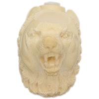 AKB Meerschaum Carved Wolf (Selver) (with Case)