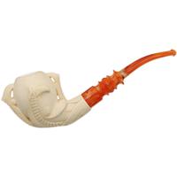 AKB Meerschaum Carved Dragon Claw with Egg (I.Baglan) (with Case)