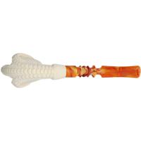 AKB Meerschaum Carved Dragon Claw with Lattice Egg (with Case)
