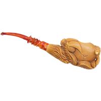 AKB Meerschaum Carved Dragon Claw Holding Egg (Kenan) (with Case)