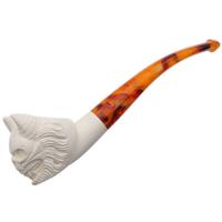 AKB Meerschaum Carved Demon