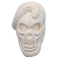 AKB Meerschaum Carved Skull and Snake