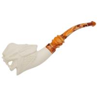 AKB Meerschaum Carved Demon
