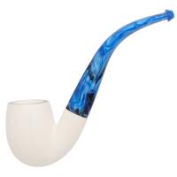 AKB Meerschaum Smooth Bent Billiard