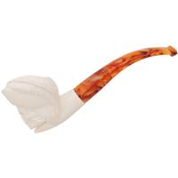 AKB Meerschaum Carved Pirate Skull