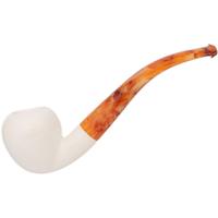 AKB Meerschaum Partially Rusticated Bent Apple