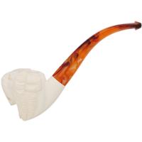 AKB Meerschaum Carved Tiger