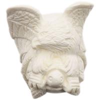 AKB Meerschaum Carved Eagle with Turtle