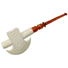 AKB Meerschaum I. Baglan Carved Axe (with Case)