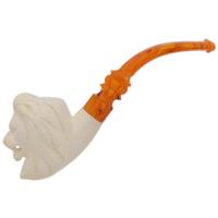 AKB Meerschaum Carved Lion (with Case)