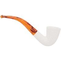 AKB Meerschaum Lattice Bent Dublin (with Case)