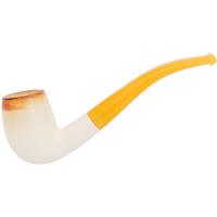 AKB Meerschaum Smooth Bent Egg (with Case)