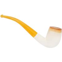 AKB Meerschaum Smooth Bent Egg (with Case)