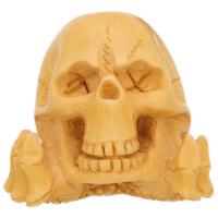 AKB Meerschaum Carved Hand Holding Skull (with Case)