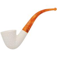 AKB Meerschaum Lattice Bent Dublin (with Case)