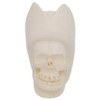 AKB Meerschaum Carved Pirate Skull (with Case)
