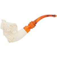 AKB Meerschaum Carved Laughing Bacchus (with Case)
